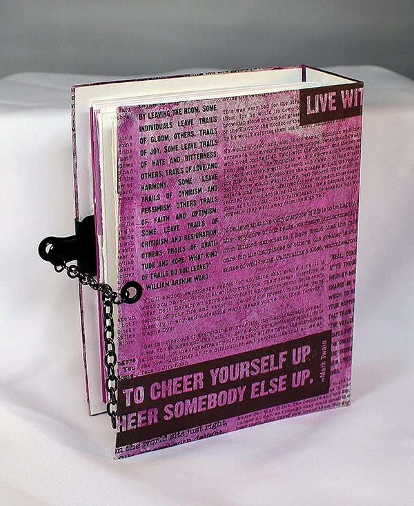 Handmade Mixed Media Art journal w/pockets - 4-009