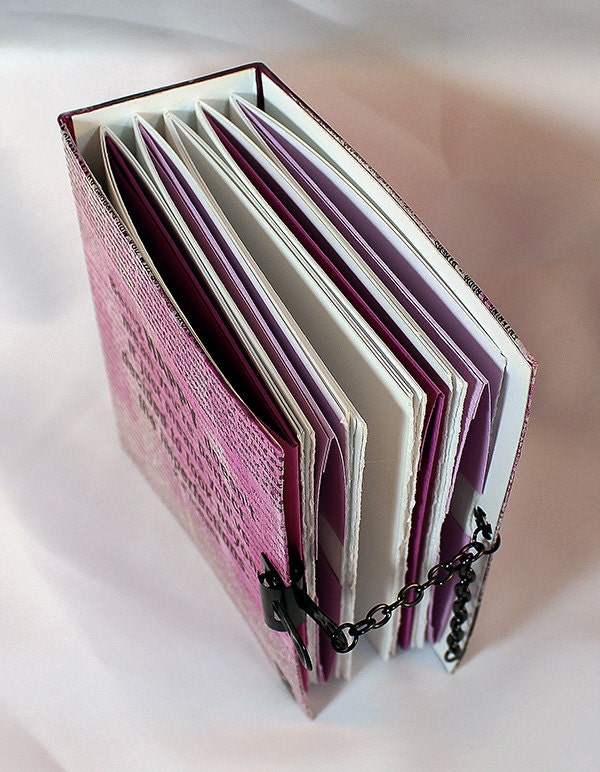 Handmade Mixed Media Art journal w/pockets - 4-009