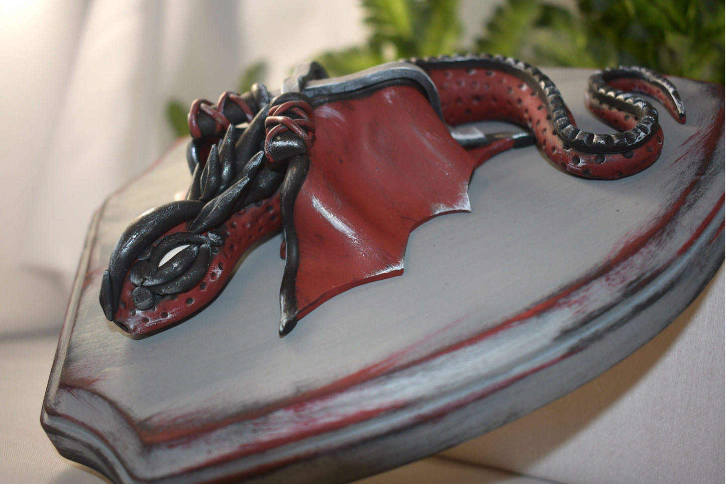 Polymer Clay Themed Dragon Wall Decor - 1-102