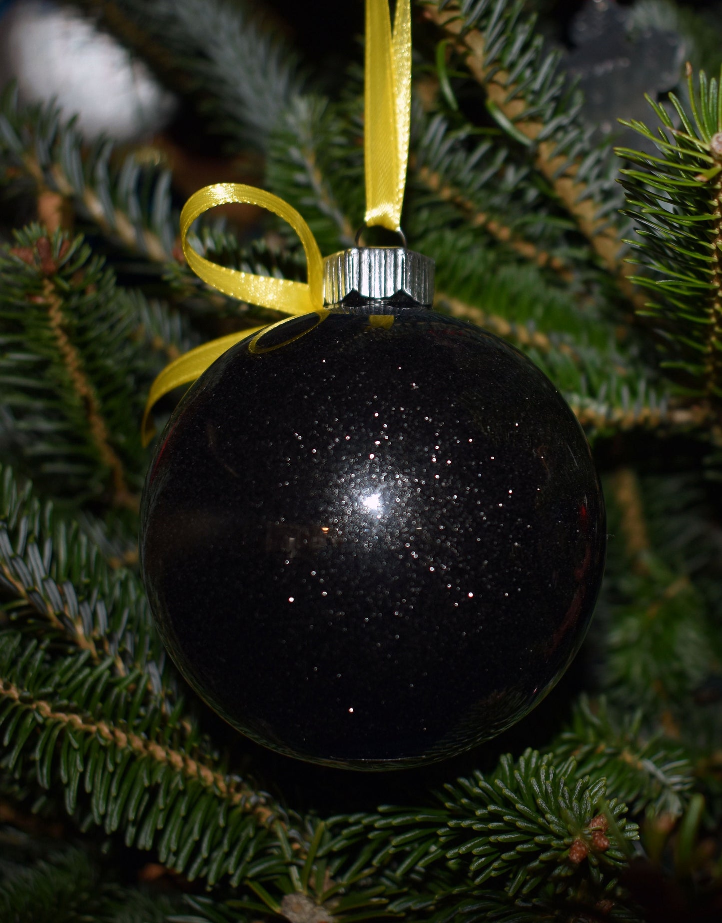 Batman Black and Yellow Ornament - 7-017
