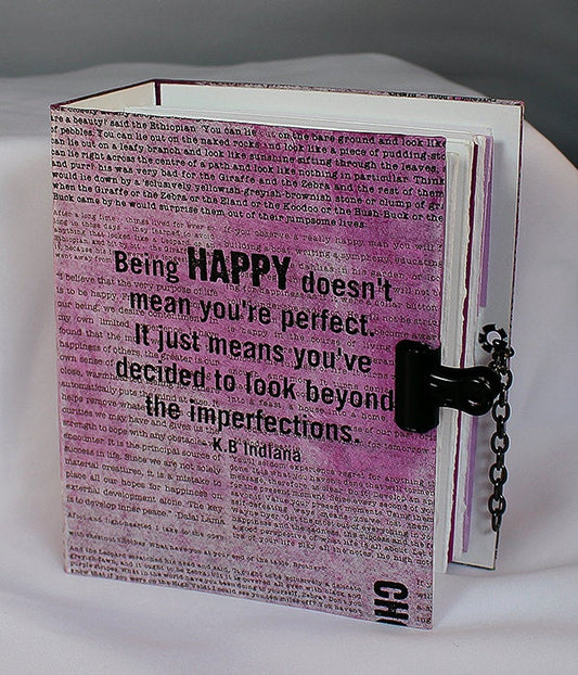 Handmade Mixed Media Art journal w/pockets - 4-009