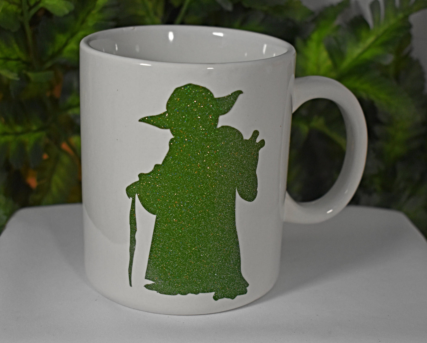 White 20oz Yoda Coffee Mug - 9-034A