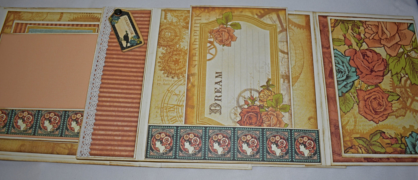 Steampunk Mini Scrapbook Album - 6-012