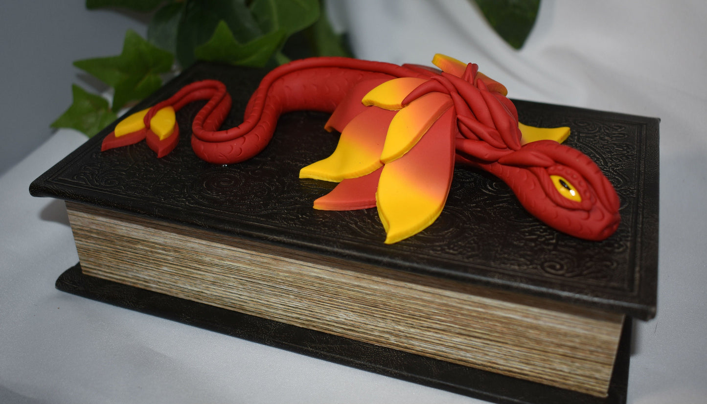 Polymer Clay Fire Dragon - 1-118