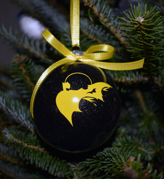 Batman Black and Yellow Ornament - 7-017